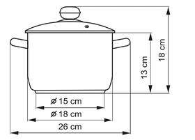 Hrnec s poklicí Kolimax 18 cm - 3,0 l 

 obrázek produktu 8 z 9
