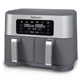Fritéza horkovzdušná Rohnson R-2844 - 2x 4,25 l 

 obrázek produktu 2 z 11