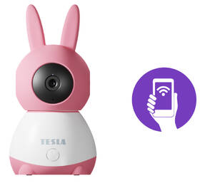 IP kamera Tesla Smart Camera 360 Baby růžová barva
