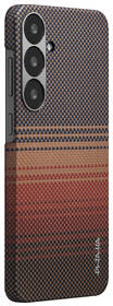 Kryt na mobil Pitaka Tactile Woven, Sunset na Samsung Galaxy S25 černý/oranžový

 obrázek produktu 1 z 3