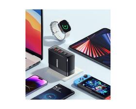 Nabíječka do sítě Essager Multi Charge 100W, 2x USB-C, 2x USB-A černá

 obrázek produktu 7 z 10
