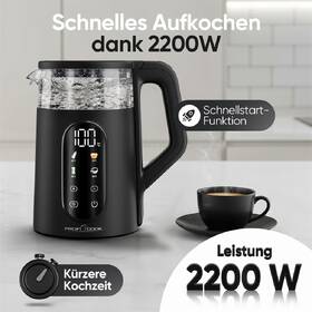 Rychlovarná konvice Profi Cook WK 1328 černá

 obrázek produktu 7 z 10