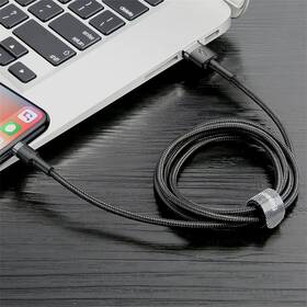 Kabel Baseus Cafule USB/Lightning, 1m černý/šedý

 obrázek produktu 6 z 10