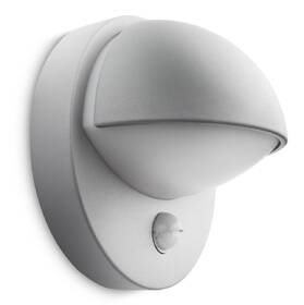 Nástěnné svítidlo Philips June, 1xE27, senzor pohybu šedé

 obrázek produktu 1 z 5
