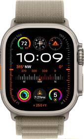 Chytré hodinky Apple GPS + Cellular, 49mm pouzdro z titanu - olivový alpský tah - M 

 obrázek produktu 1 z 8