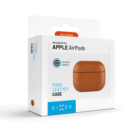 Pouzdro FIXED PodsLeather, MagSafe pro Apple AirPods Pro 2/Pro 2 (USB-C) hnědé

 obrázek produktu 8 z 8