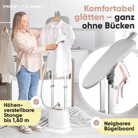 Stojanový napařovač oděvů ProfiCare TDC 3128 bílý

 obrázek produktu 10 z 12