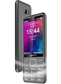 Mobilní telefon Aligator D950 Dual Sim šedá barva
