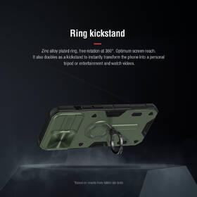 Kryt na mobil Nillkin CamShield Armor na Apple iPhone 13 Pro zelený

 obrázek produktu 2 z 4