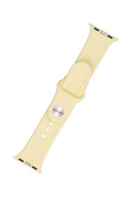 Řemínek FIXED Silicone Strap na Apple Watch 38/40/41 mm - světle žlutý 

 obrázek produktu 1 z 3