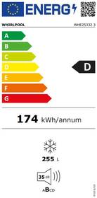 Mraznička Whirlpool WHE25332 3 bílá barva
