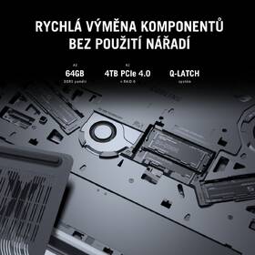 Notebook Asus ROG Strix SCAR 18 (2025) černá barva
