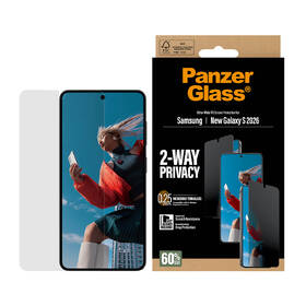 Tvrzené sklo PanzerGlass Privacy na Samsung Galaxy S26 s instalačním rámečkem 

 obrázek produktu 1 z 11