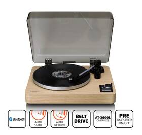 Gramofon Lenco LBTA-166SI hnědý

 obrázek produktu 7 z 10