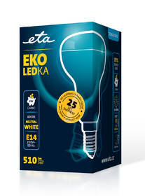 Žárovka LED ETA EKO LEDka reflektor 6W, E14, neutrální bílá 

 obrázek produktu 3 z 3