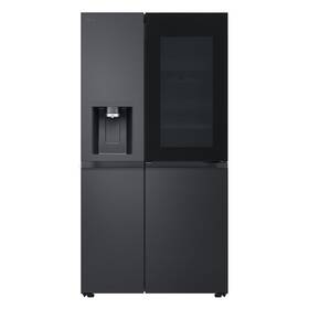Americká lednice LG GSXE90EVAD černá barva
