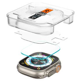 Tvrzené sklo Spigen tR EZ Fit na Apple Watch Ultra 2/Ultra 49mm, (2 ks) 

 obrázek produktu 3 z 5