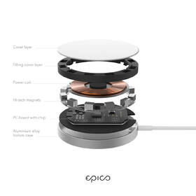 Bezdrátová nabíječka Epico s MagSafe, 15 W bílá

 obrázek produktu 5 z 7