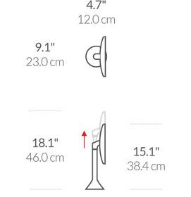 Kosmetické zrcátko Simplehuman ST3061 ST3061 Sensor Touch, DUAL LED rose gold

 obrázek produktu 4 z 5