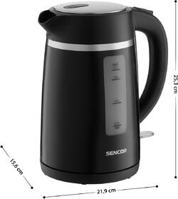 Rychlovarná konvice Sencor SWK 2710BK, 1,7 l černá

 obrázek produktu 1 z 14