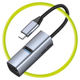 USB Hub Mobile Origin 3in1 CompactHub HB1 šedý

 obrázek produktu 5 z 10
