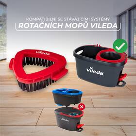 Kartáč Vileda Turbo, 1 ks červený

 obrázek produktu 1 z 6