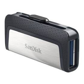 USB Flash SanDisk Dual 64GB OTG USB-C/USB 3.1 černá barva
