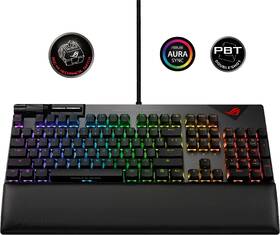 Klávesnice Asus ROG STRIX FLARE II (ROG NX RED / PBT ) - US černá

 obrázek produktu 1 z 12