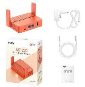 Router Cudy TR1200 AC1200 Wi-Fi VPN Travel oranžový

 obrázek produktu 8 z 9