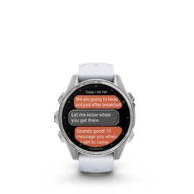Chytré hodinky Garmin fēnix 8 - 43 mm, AMOLED - Silver / Whitestone Silicone Band 

 obrázek produktu 6 z 13