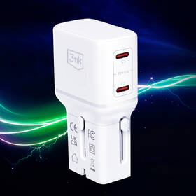 Nabíječka do sítě 3mk InCharge® Globe 45W bílý

 obrázek produktu 4 z 9