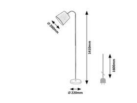 Stojací lampa Rabalux Godric 6640 černá

 obrázek produktu 2 z 3