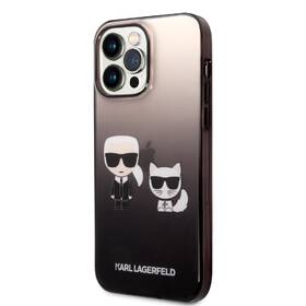 Kryt na mobil Karl Lagerfeld Gradient Karl and Choupette na Apple iPhone 14 Pro Max černý

 obrázek produktu 1 z 4