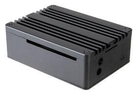 Case AKASA Pi 4 Extended Aluminium case with Thermal Modules for Raspberry Pi 4 Model B černá barva

