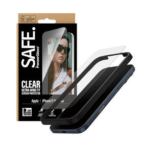 Tvrzené sklo PanzerGlass Ultra-Wide Fit na Apple iPhone 17 Pro Max s instalačním rámečkem 

 obrázek produktu 7 z 9