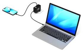 Napájecí adaptér PORT CONNECT GaN 100W Travel EU,US,UK a AU/CN plug, 2x USB-C PD a USB-A černý

 obrázek produktu 5 z 5