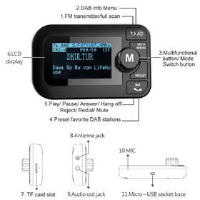 FM/DAB+ Transmitter Ambit DAB-005 černý

 obrázek produktu 5 z 11