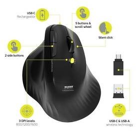 Myš PORT CONNECT Ergo Soft černá

 obrázek produktu 5 z 9
