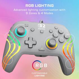 Gamepad Turtle Beach Afterglow Wave Wired RGB, NS2 šedý

 obrázek produktu 10 z 14