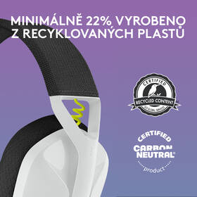 Headset Logitech Wireless Gaming Combo G435 + G305 bílá barva
