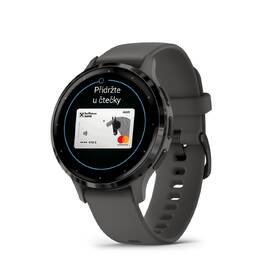 Chytré hodinky Garmin Venu 3S - Slate / Gray Silicone Band 

 obrázek produktu 1 z 3