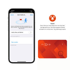 Lokátor FIXED Tag Card s podporou Find My, bezdrátové nabíjení oranžový

 obrázek produktu 4 z 9