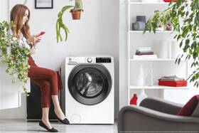 Pračka Hoover HW4 37AMBC7/1-S bílá barva

