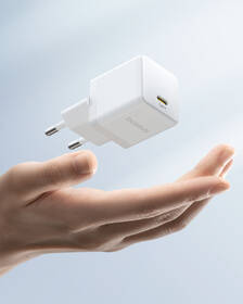 Nabíječka do sítě Baseus Palm 20W USB-C PD QC 3.0 bílá

 obrázek produktu 4 z 13