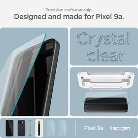 Tvrzené sklo Spigen tR EZ Fit na Google Pixel 9a (2ks) 

 obrázek produktu 12 z 12