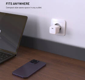 Napájecí adaptér FIXED Mini 65W GaN, USB-C, PD bílý

 obrázek produktu 8 z 10