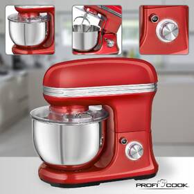 Kuchyňský robot Profi Cook KM 1197RD červená barva
