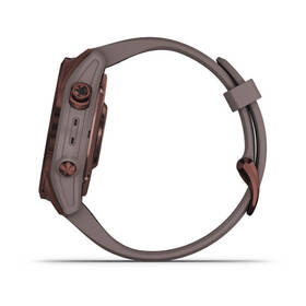 Chytré hodinky Garmin fenix 7S Sapphire Solar - Titan Dark Bronze/Gray Silicone Band 

 obrázek produktu 8 z 10