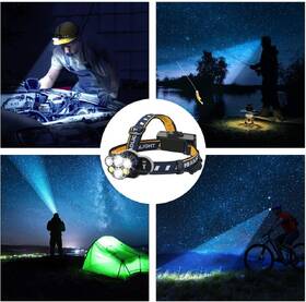 Čelovka Solight 550 lm, Li-Ion, USB černá

 obrázek produktu 4 z 7