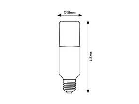 Žárovka LED Rabalux E27, 9W, 3 000 K 

 obrázek produktu 2 z 2